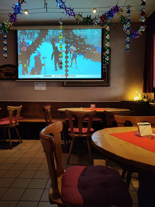 Leinwand für Sportübertragungen